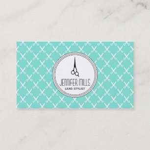 Carte De Rendez-vous cisaillements modernes simples de menthe de