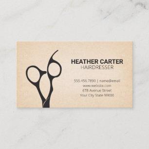 Carte De Rendez-vous Ciseaux de coiffeur