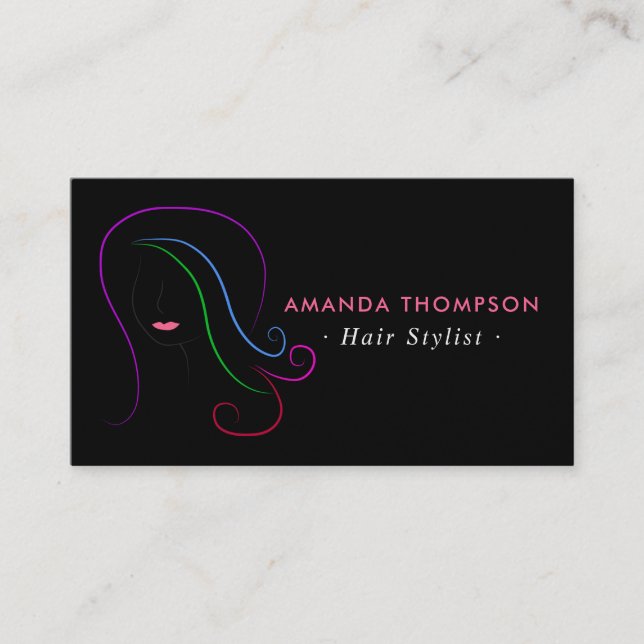 Carte De Rendez-vous Classe de coiffeur personnalisable (Devant)