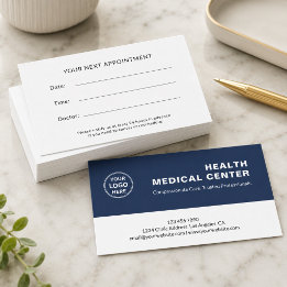 Carte De Rendez-vous Clinique de soins médicaux Médecin Professionnel