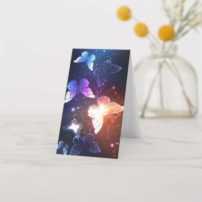 Carte De Rendez-vous Clowing Night Butterflies (Dos)