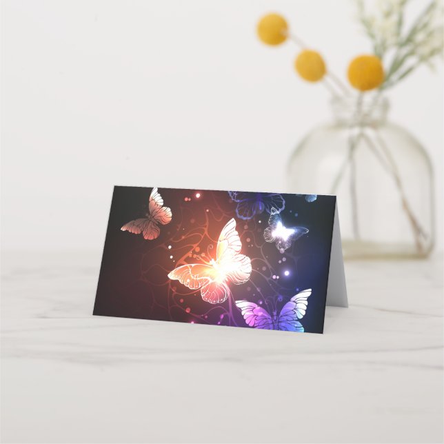 Carte De Rendez-vous Clowing Night Butterflies (Devant)