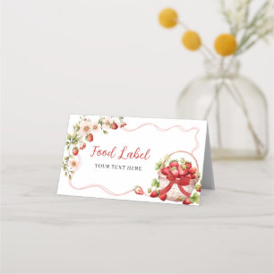 Carte De Rendez-vous Coquette Berry In Love Fête des mariées Étiquette