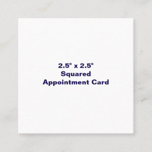 Carte De Rendez-vous Créez votre propre 2,5" x 2,5" au carré
