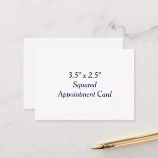 Carte De Rendez-vous Créez Votre Propre 3.5" x 2.5" Carré