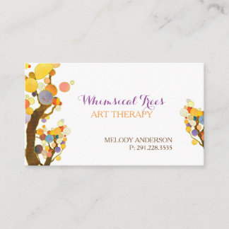 Carte de rendez-vous d'affaires stylish Trees Ther