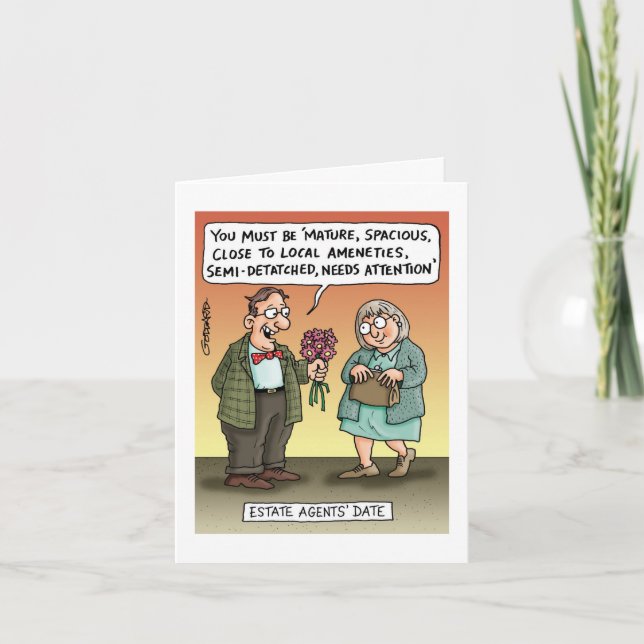 Carte de rendez-vous de l'agent immobilier (Devant)