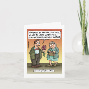 Carte de rendez-vous de l'agent immobilier