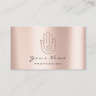 Carte de rendez-vous de logo de massage de main de