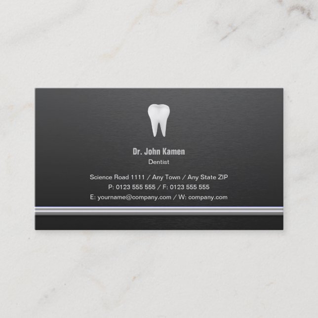 Carte de rendez-vous dentaire | Dentiste (Devant)