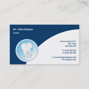 Carte de rendez-vous dentaire Dentiste