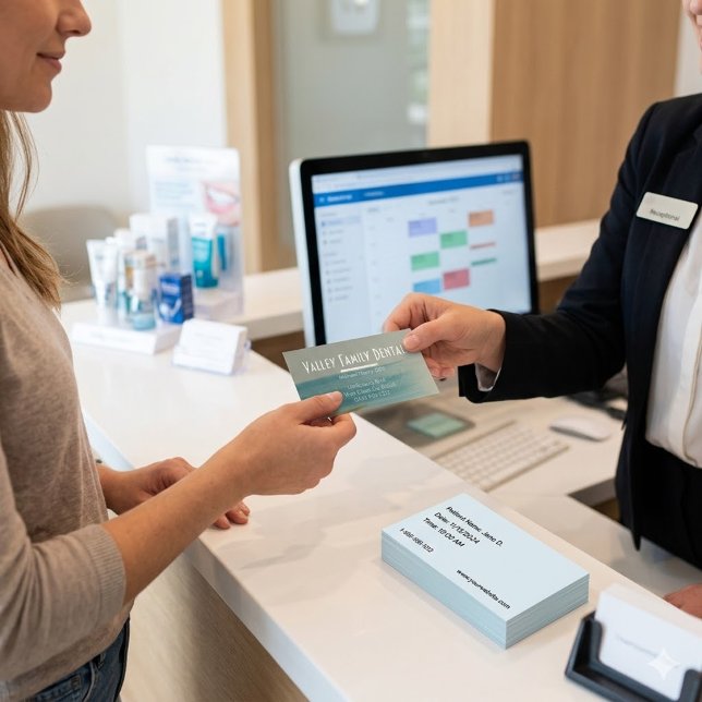 Carte de rendez-vous dentaires Santa Fe Turquoise (Créateur téléchargé)