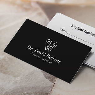 Carte De Rendez-vous Dentist Dentist Denterprint Logo Dental Nomination