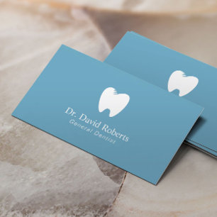 Carte De Rendez-vous Dentist Dentist Tooth Logo Blue Dental Nomination
