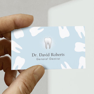Carte De Rendez-vous Dentiste Dental Nomination Light Bleu