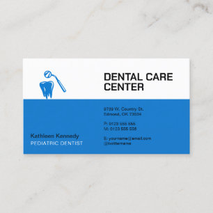 Carte De Rendez-vous Dentiste pédiatrique Pratique dentaire