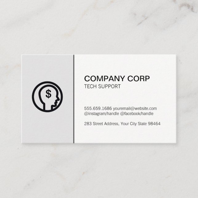 Carte De Rendez-vous Directeur exécutif | Service à la clientèle (Devant)