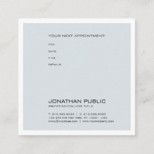 Carte De Rendez-vous Docteur Dentist Appointment Reminder Chic de