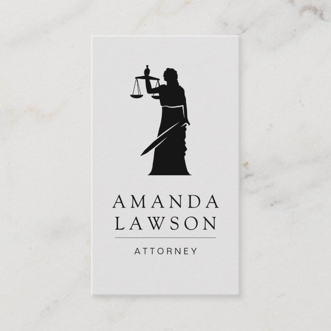 Carte de rendez-vous du procureur de la justice (Devant)