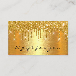 Carte De Rendez-vous Égouttement VIP de beauté de maquillage de