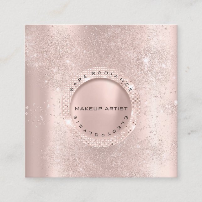 Carte de rendez-vous Electrolyse Rose Parties scin (Devant)