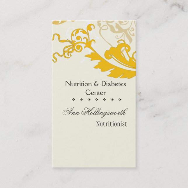 Carte De Rendez-vous Élégant Créatif Stylish Floral (Devant)