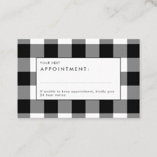 Carte de rendez-vous élégante déposée par Buffalo