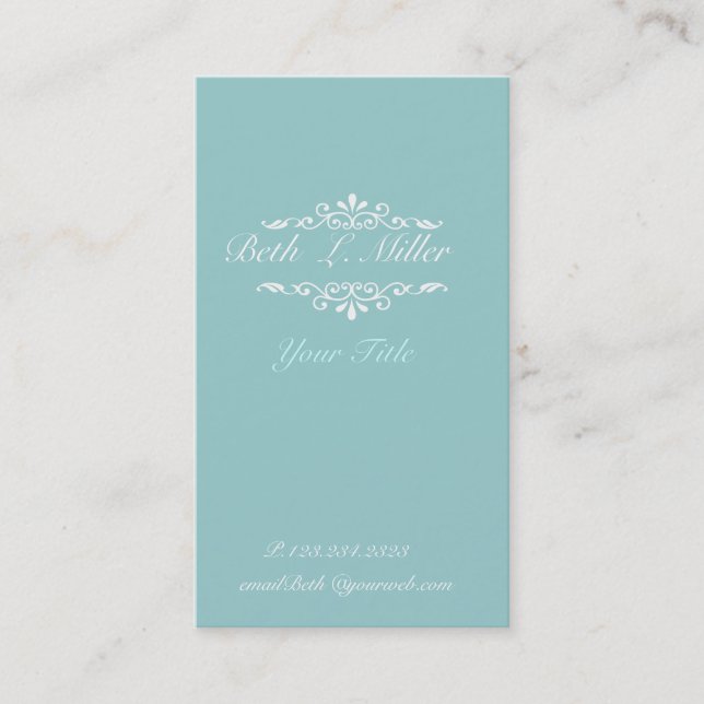 Carte De Rendez-vous Entre Moderne Élégant Artiste Professionnel (Devant)