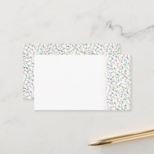 Carte De Rendez-vous Épingles à coudre Blanche Couturière Tailleur