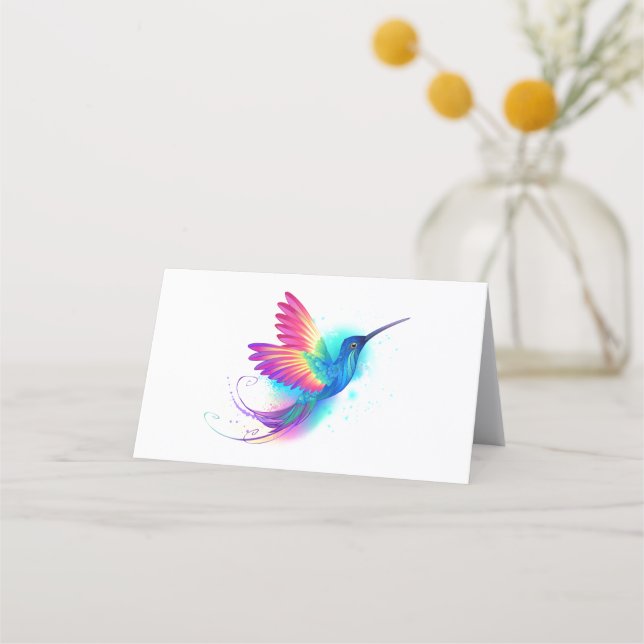 Carte De Rendez-vous Exotic Rainbow Hummingbird (Devant)