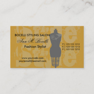 Carte De Rendez-vous Fabricant de styliste d'artiste de couturier de