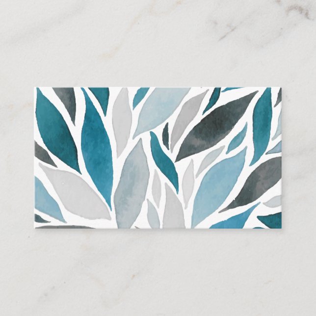 Carte De Rendez-vous feuille d'arbre (Devant)