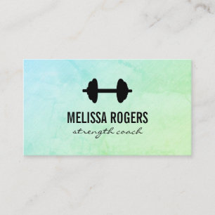 Carte De Rendez-vous Fitness Poids vert Grunge Texture
