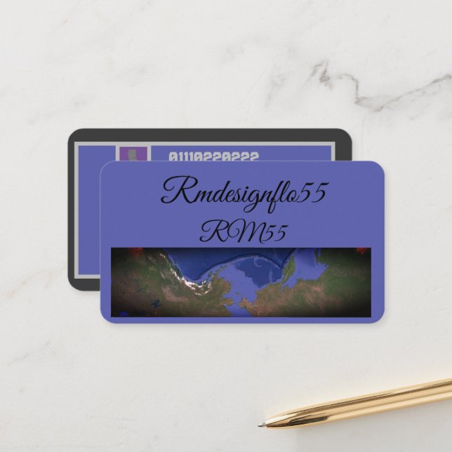 Carte De Rendez-vous Flux SUPÉRIEUR (Devant/Arrière en situation)