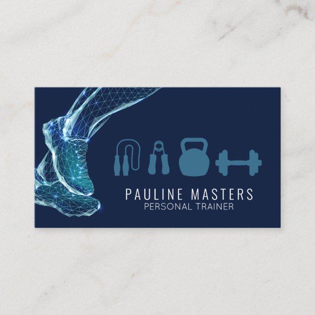 Carte De Rendez-vous Formateur personnel | Exécution | Équipement (Devant)