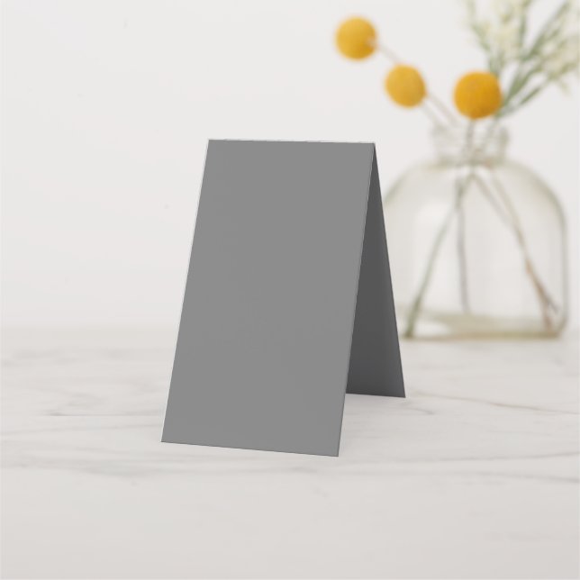 Carte De Rendez-vous Gris #767676, Fumée grise (Dos)