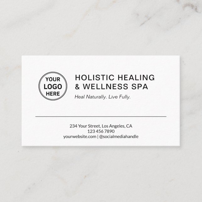 Carte De Rendez-vous Holistic Health Coach Therapist (Devant)