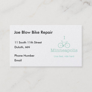 Carte De Rendez-vous I Bike Minneapolis