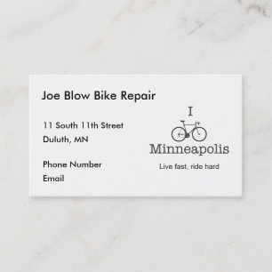 Carte De Rendez-vous I Bike Minneapolis