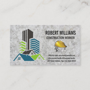 Carte De Rendez-vous Immobilier commercial Sky Scraper Construction