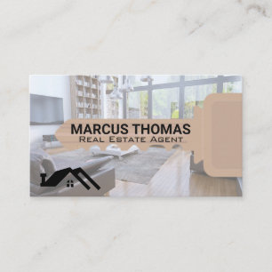 Carte De Rendez-vous Immobilier Maison moderne Clé