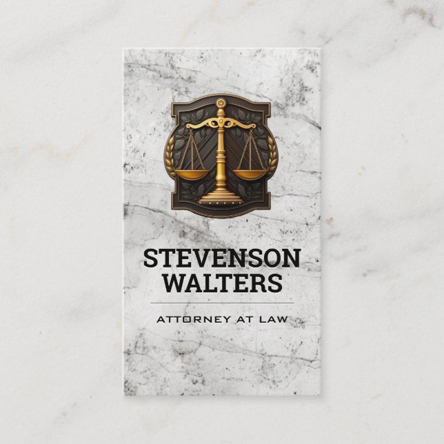 Carte De Rendez-vous Justice Scales Graphic | Lawyer (Devant)