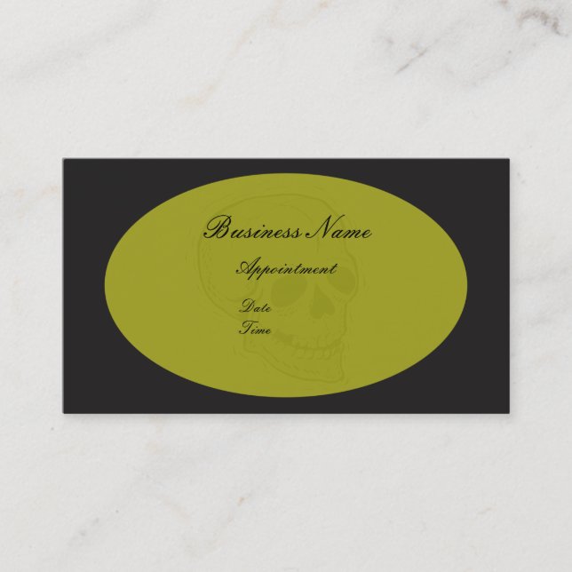 Carte De Rendez-vous Le crâne - (Devant)