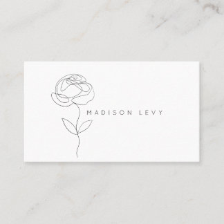 Carte De Rendez-vous Line Art Ink Modern Native Artisan Business