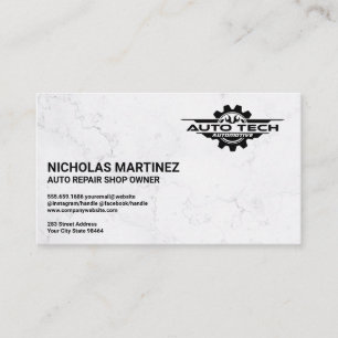 Carte De Rendez-vous Logo autorepair de Wrench