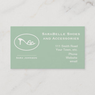 Carte De Rendez-vous Logo Chaussures et Accessoires