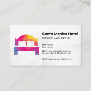 Carte De Rendez-vous Logo de lit