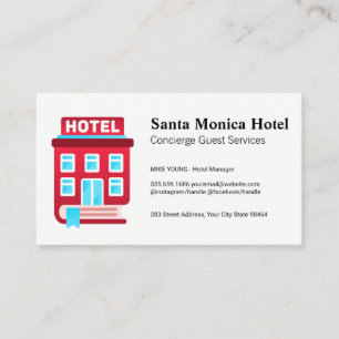 Carte De Rendez-vous Logo du Guide de Réservation d'Hôtel