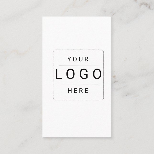 Carte De Rendez-vous Logo personnalisé (Devant)