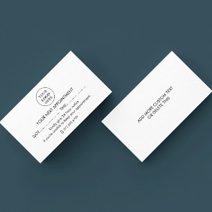 Carte De Rendez-vous Logo Promotionnel Personnalisé – Aucune Commande M